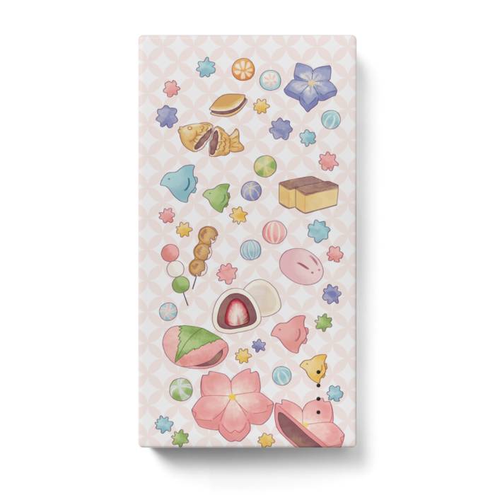 桃色　モバイルバッテリー - 123 x 65 (mm)