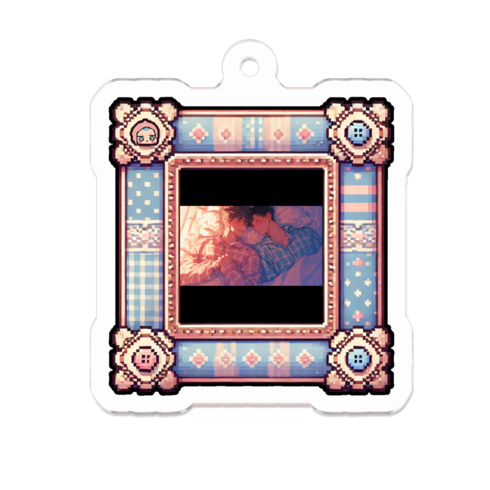 アクリルキーホルダー - 50 x 50 (mm)