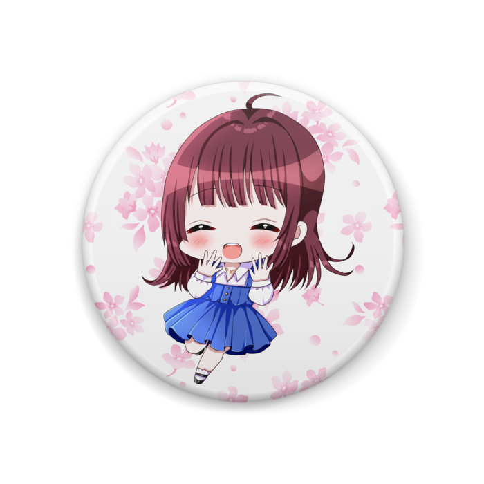 【44mm】缶バッジ ver.3 [ 笑顔 ]