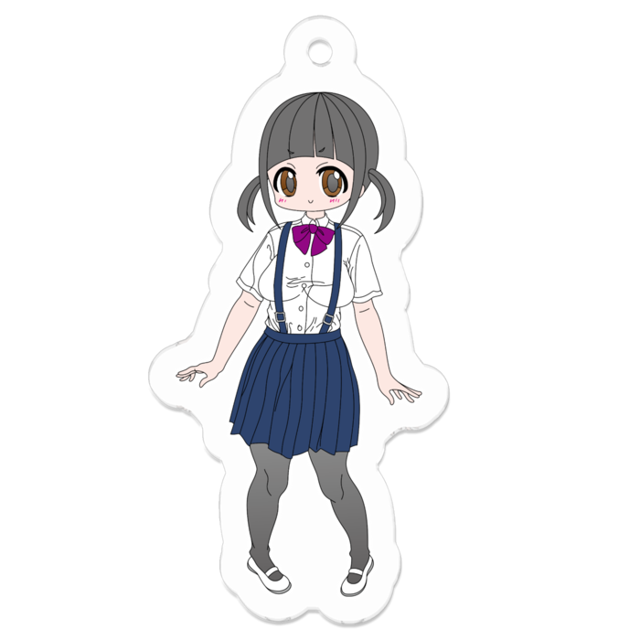 アクリルキーホルダー（コーティング） - 50 x 50 (mm)