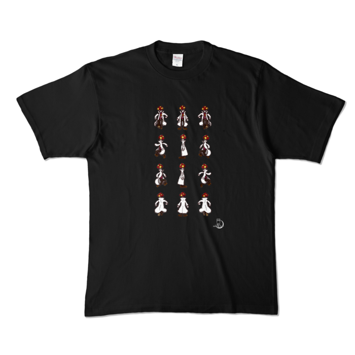 カラーTシャツ - XL - ブラック (濃色)