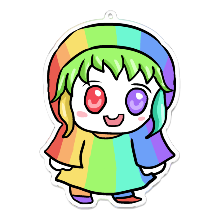 アクリルキーホルダー - 100 x 100 (mm)