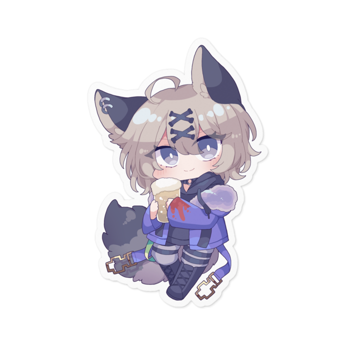 ステッカー - 100 x 100 (mm)