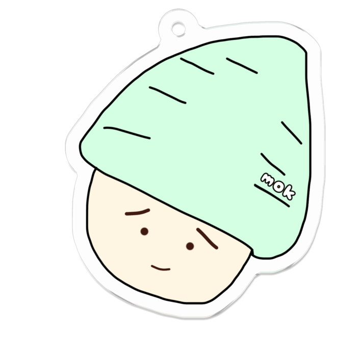 アクリルキーホルダー - 50 x 50 (mm)