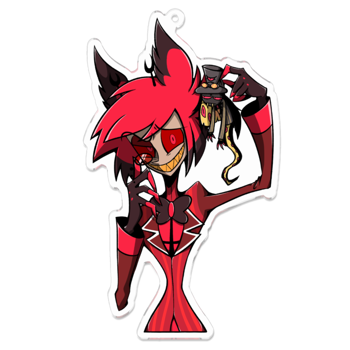 【HazbinHotel】アクリルキーホルダー　Alastor③ コーティングなし