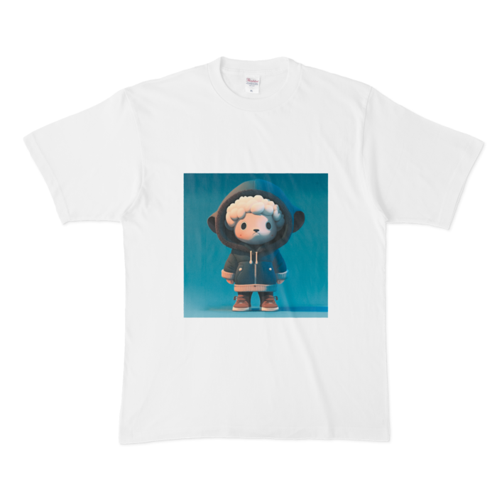 Tシャツ - XL - 白(羊）