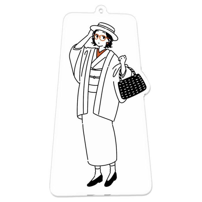 アクリルキーホルダー（コーティング） - 100 x 100 (mm)