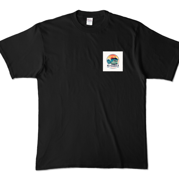 カラーTシャツ - XL - ブラック (濃色)