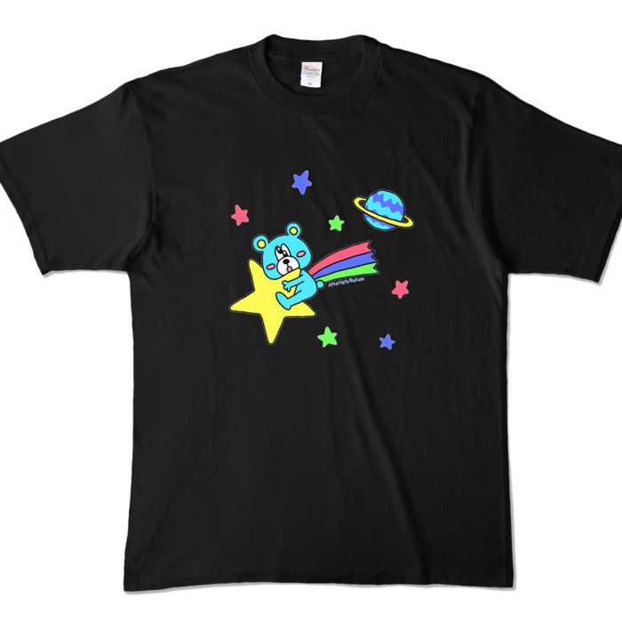 カラーTシャツ - XL - ブラック (濃色)