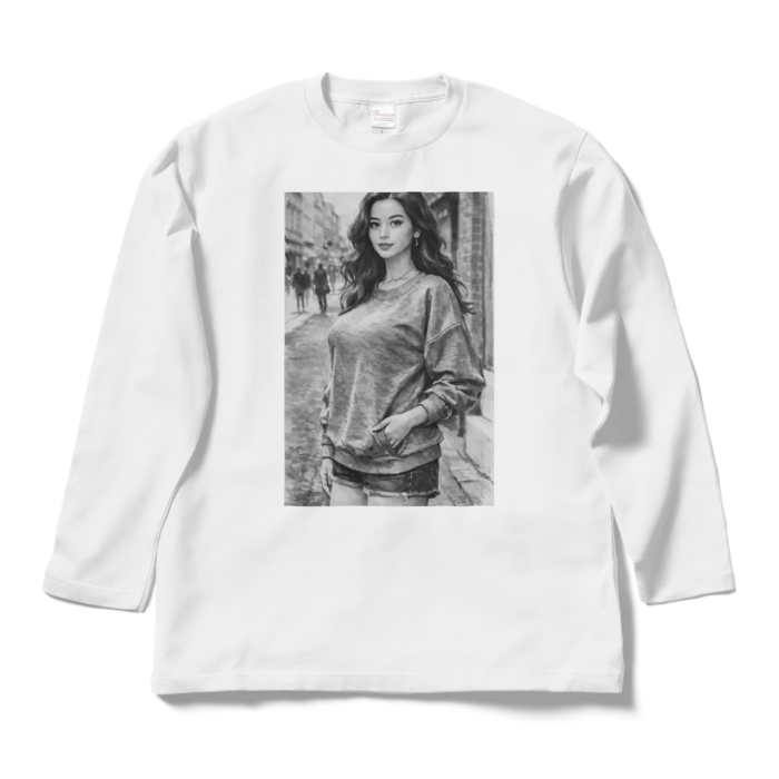 ロングスリーブTシャツ - L - ホワイト