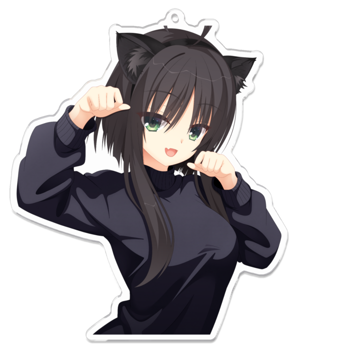 アクリルキーホルダー - 100 x 100 (mm)