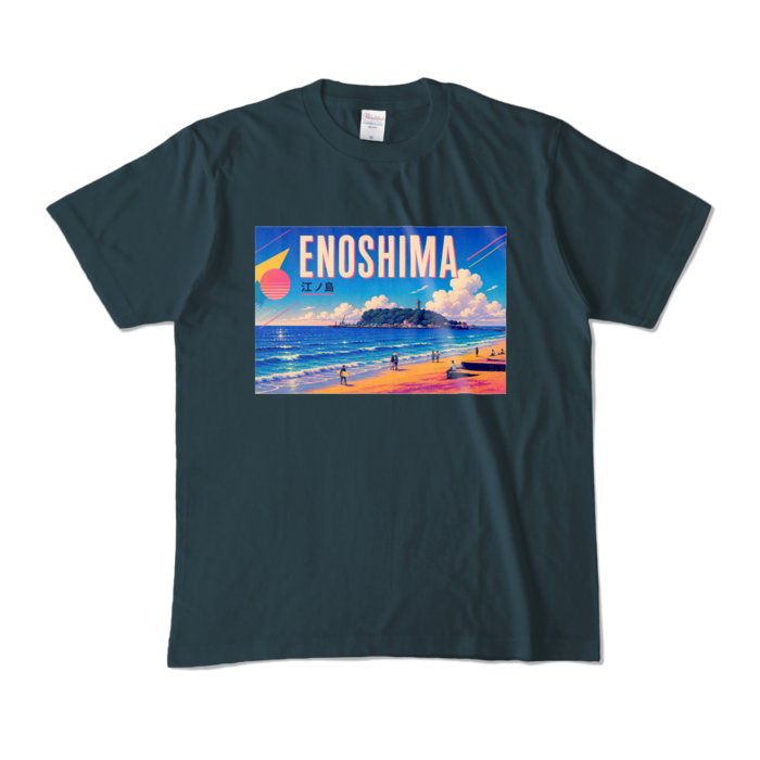 カラーTシャツ - M - デニム (濃色)