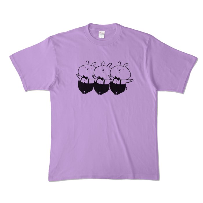 カラーTシャツ - XL - ライトパープル (淡色)