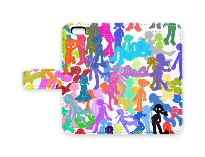 手帳型iPhoneケース - iPhone6 - ストラップ穴 なし