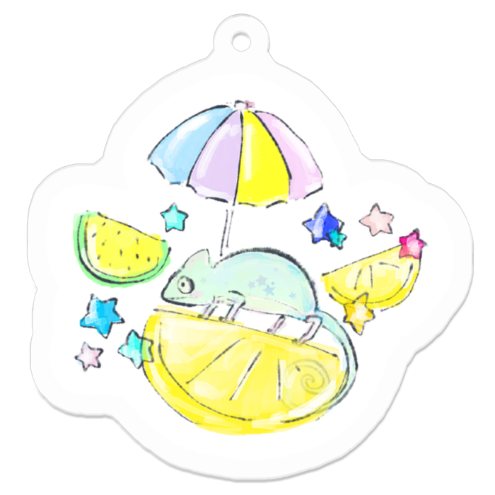 アクリルキーホルダー - 50 x 50 (mm)