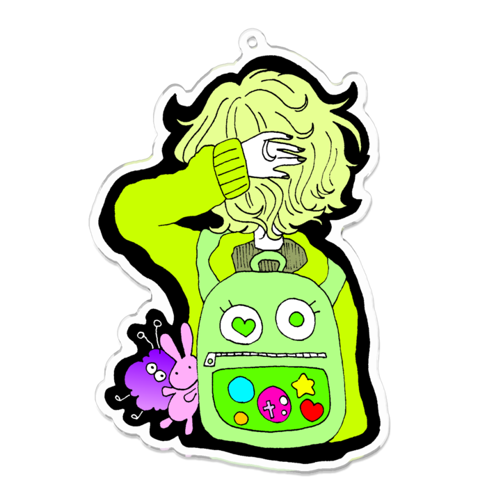 アクリルキーホルダー - 100 x 100 (mm)