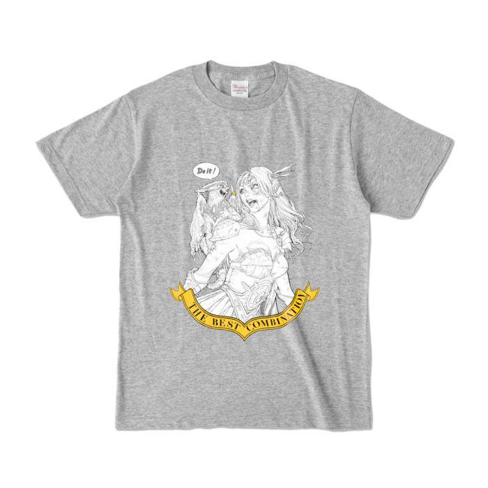 カラーTシャツ - S - 杢グレー (濃色)