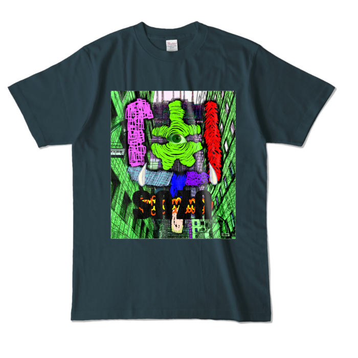 カラーTシャツ - L - デニム (濃色)