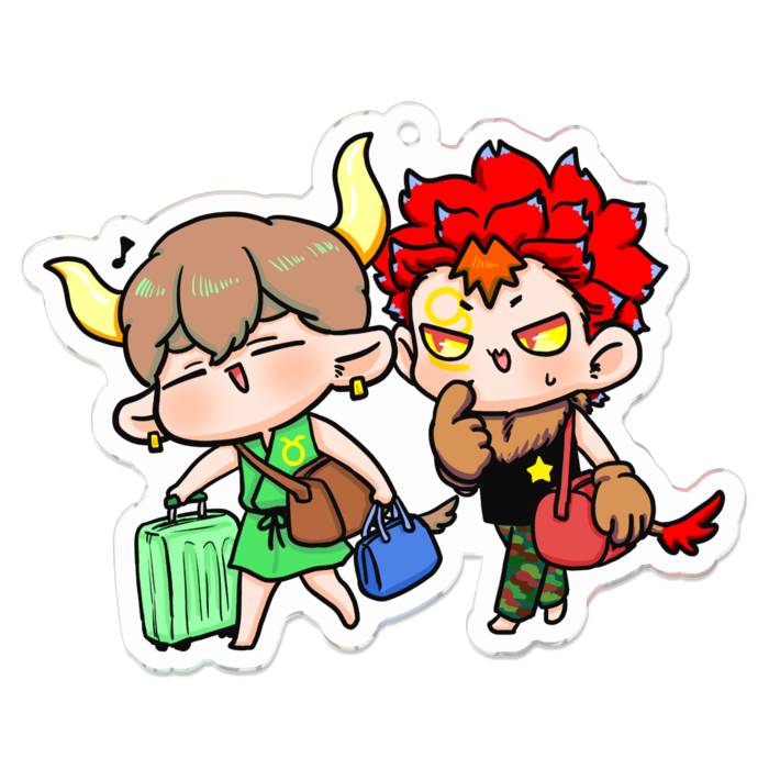 アクリルキーホルダー - 70 x 70 (mm)