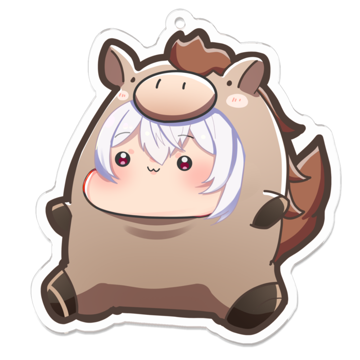 アクリルキーホルダー - 70 x 70 (mm)