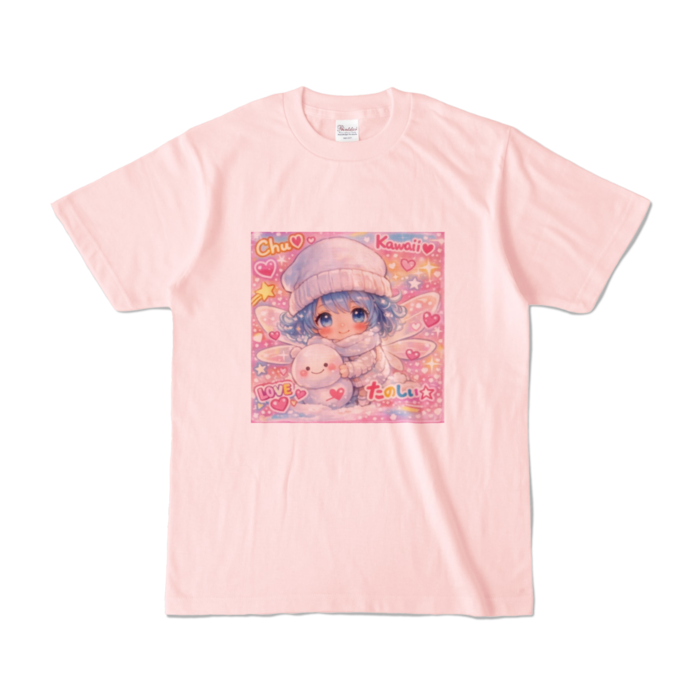 カラーTシャツ - S - ライトピンク (淡色)