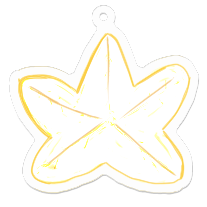 アクリルキーホルダー - 50 x 50 (mm)