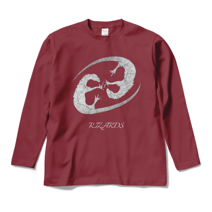RIZARDS  ロングスリーブTシャツ - M - バーガンディ