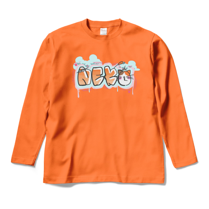 ロングスリーブTシャツ - M - オレンジ