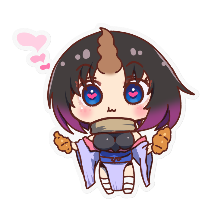 ステッカー(クリア） - 100 x 100 (mm)