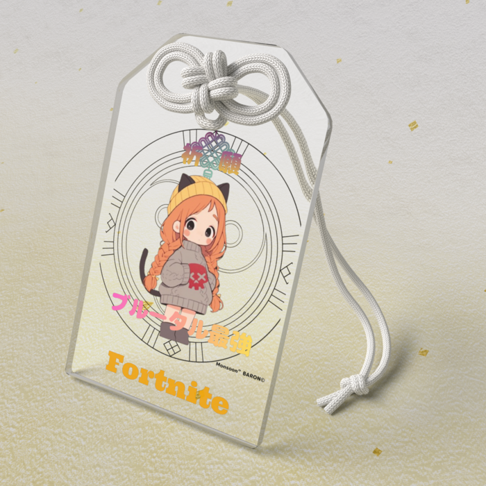 アクリルお守り - 50 × 80mm