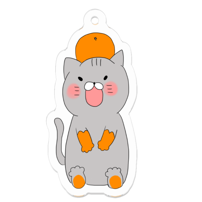 アクリルキーホルダー(コーティング) - 50 x 50 (mm)