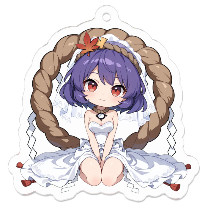 アクリルキーホルダー - 50 x 50 (mm)(キャラのみ)