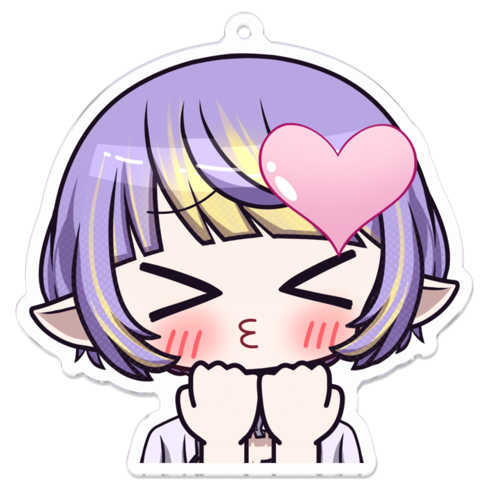 アクリルキーホルダー - 70 x 70 (mm)