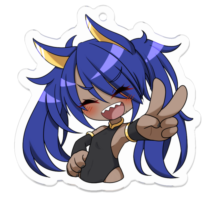 アクリルキーホルダー - 50 x 50 (mm)