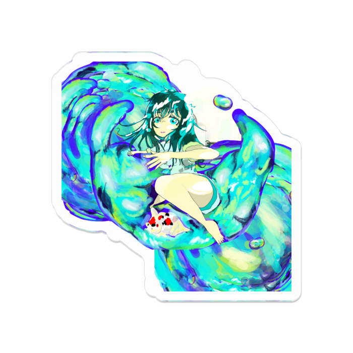 アクリルバッジ - 50 x 50 (mm)