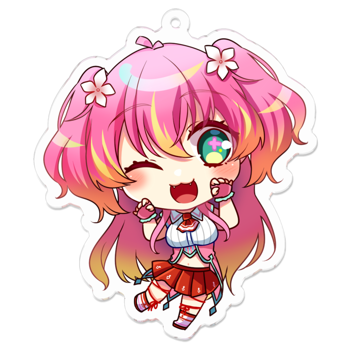 アクリルキーホルダー - 70 x 70 (mm)