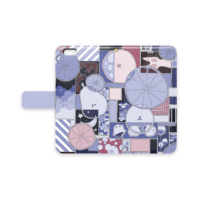 手帳型iPhoneケース - iPhone 6 Plus / 6s Plus - ストラップ穴 あり