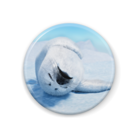 アザラシ赤ちゃん ゴロ寝 缶バッジ イラスト素材ショップ ハヤブタ工房 Booth アザラシ赤ちゃん ゴロ寝 缶バッジ イラスト素材ショップ ハヤブタ工房 Booth