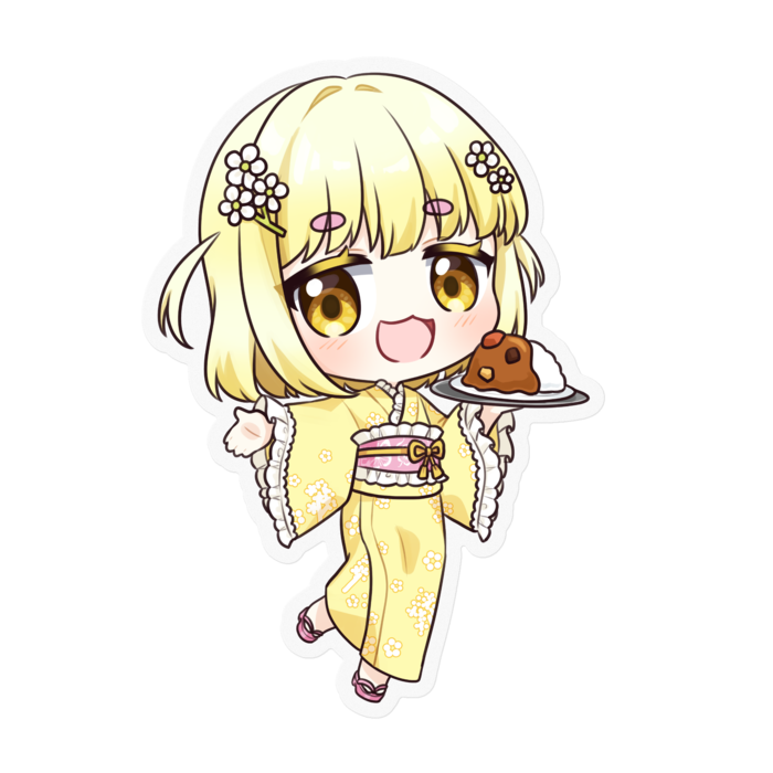 クミン_100 x 100 (mm)ステッカー【2025年2月事務所イベント】