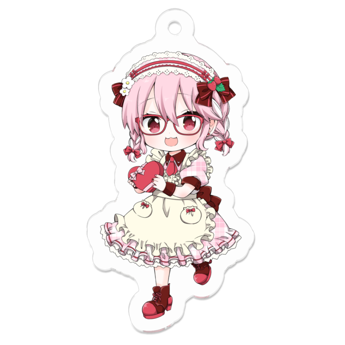 アクリルキーホルダー - 50 x 50 (mm)