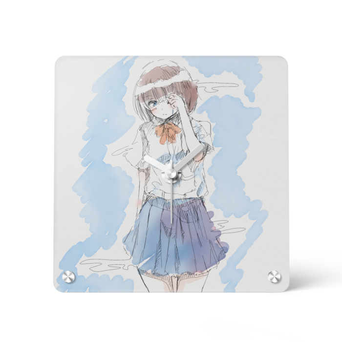 アクリル時計 - 150x150mm