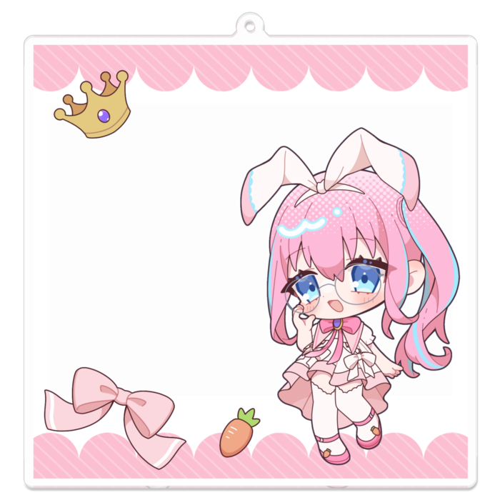 アクリルキーホルダー - 100 x 100 (mm)