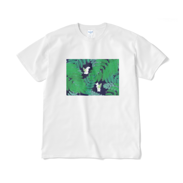 うさぎと植物 ｔシャツ March Booth