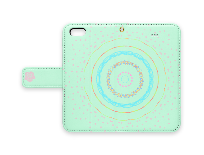手帳型iPhoneケース - iPhone 5 / 5s / SE - ストラップ穴 あり