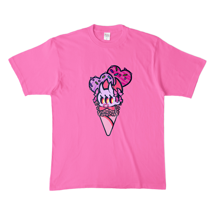 カラーTシャツ(濃色) - XL - ピンク