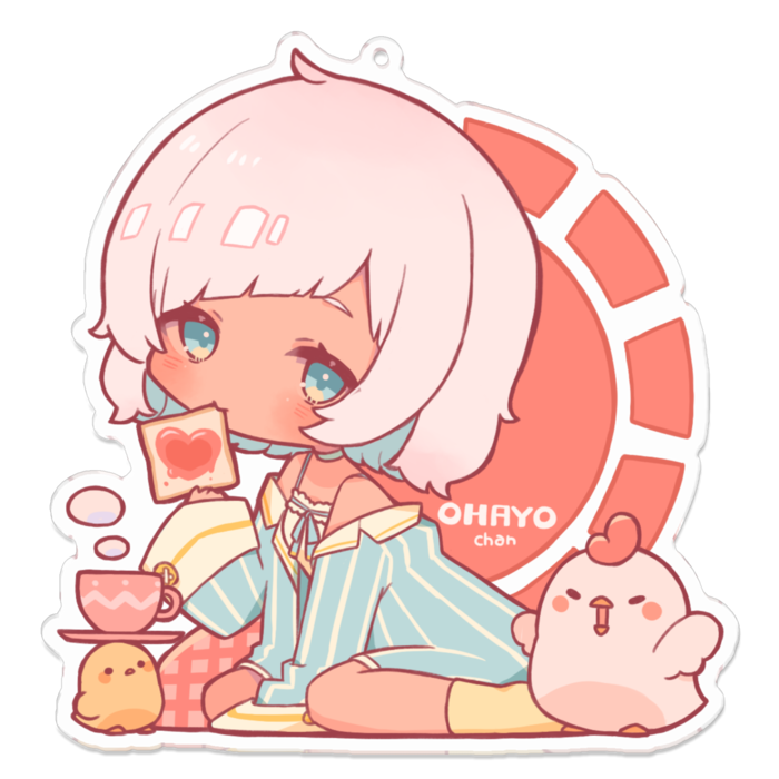 アクリルキーホルダー - 100 x 100 (mm)