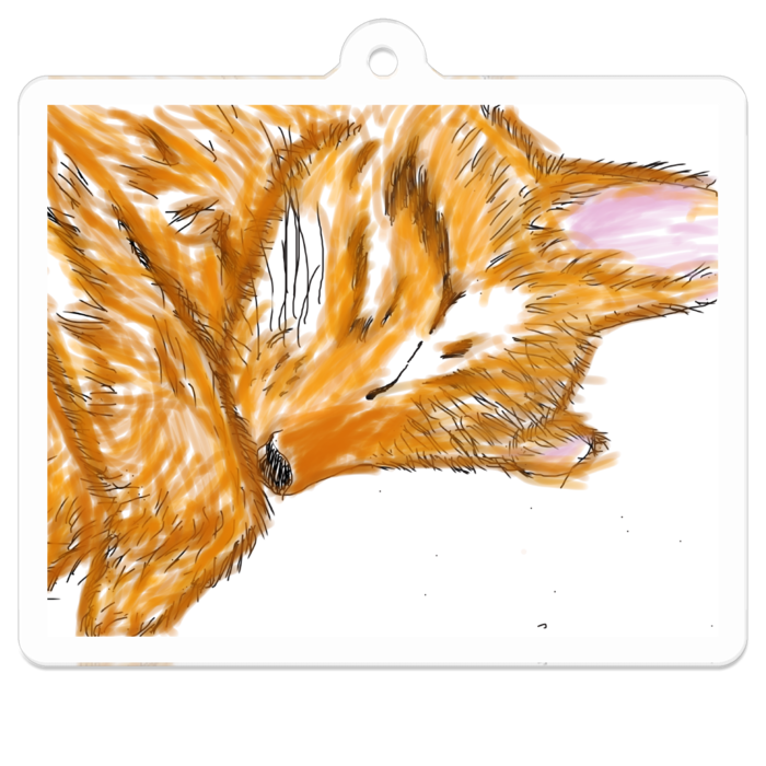 アクリルキーホルダー - 50 x 50 (mm)