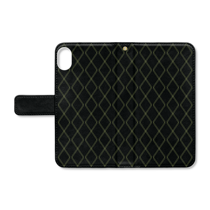 手帳型iPhoneケース - iPhone XR - ストラップ穴 あり