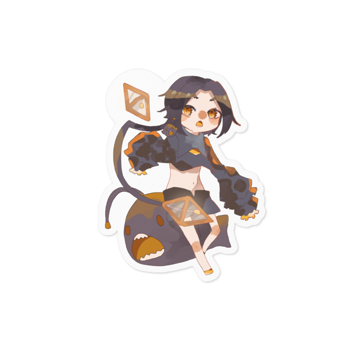 チョウチンちゃん - 100 x 100 (mm)