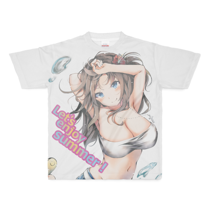フルグラフィックTシャツ - M - 正面印刷のみ(1)